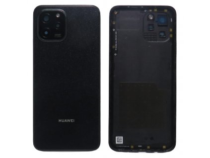 Huawei Nova Y61 - Hátsó tok + fényképező tokja + gombok, fekete színű (Midnight Black)