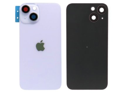 Apple Iphone 14 hátlap üveg + kamera üveg - lila színű  (Purple)