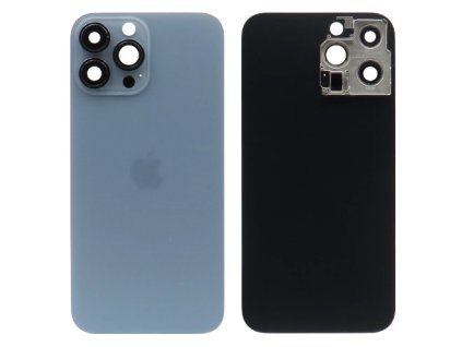 Apple Iphone 13 Pro Max hátlap üveg + kamera üveg - kék színű (Sierra Blue)