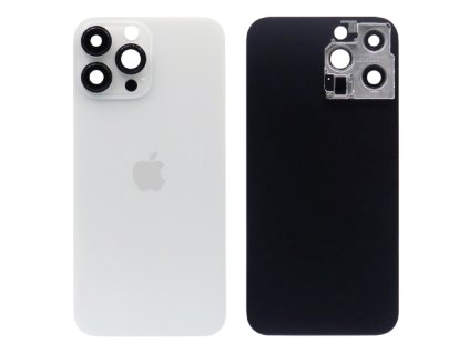 Apple Iphone 13 Pro Max hátlap üveg + kamera üveg - ezüst színű (Silver)
