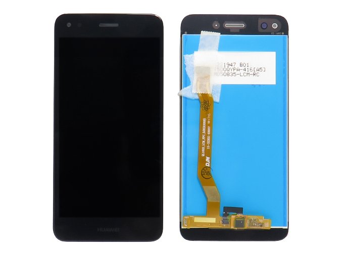 Eredeti LCD képernyő Huawei P9 Lite mini + fekete érintőképernyő