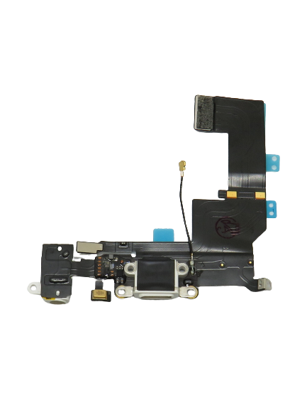 Apple iPhone 5s Flex töltőkábel, AUX port, mikrofon – fehér