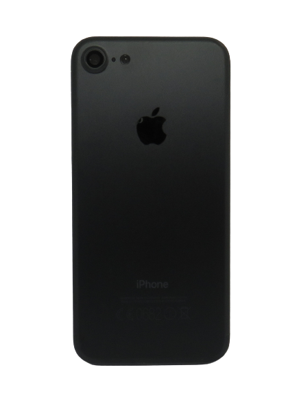 Apple iPhone 7 hátlap fekete Matte black + gombok