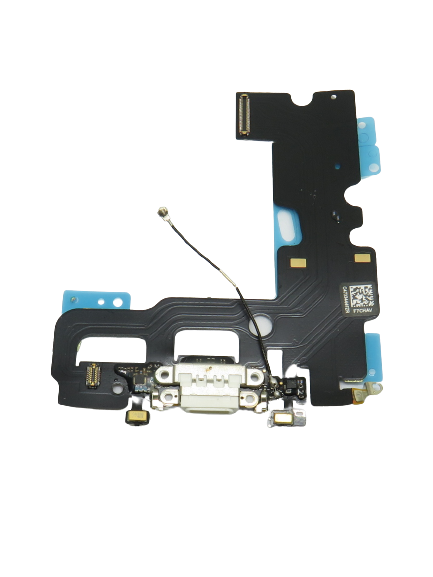 Apple iPhone 7 Flex töltőkábel, AUX port, mikrofon – fehér