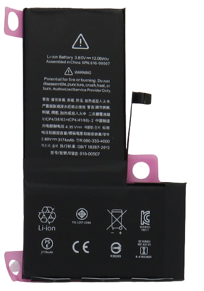 Apple iPhone XS Max elem - 3174mAh APN 616-00505