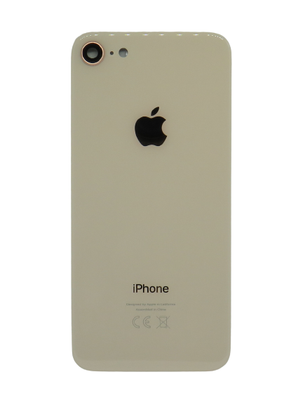 Apple Iphone 8 hátlap üveg + kamera üveg -arany színű