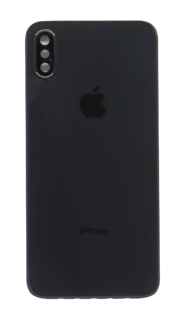 Apple Iphone XS hátlapi üveg+ kamera üveg -space grey