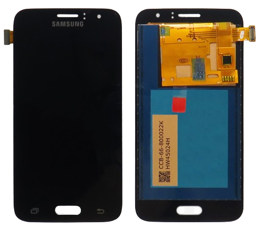 Pót LCD képernyő  Samsung  Galaxy J1 2016 (j120) + fekete érintőképernyő