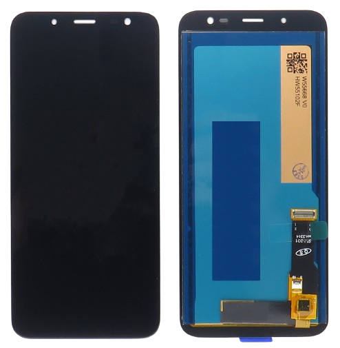 Pót LCD képernyő Samsung Galaxy J6 (j600) + fekete érintőképernyő