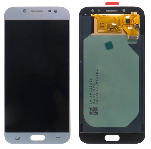 Pót LCD képernyő Samsung Galaxy J7 2017 (j730) + ezüst érintőképernyő