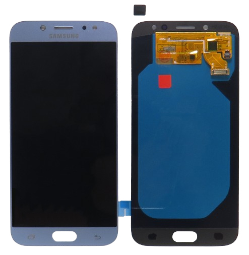 Oled képernyő Samsung Galaxy J7 2017 (j730) + ezüst érintőképernyő