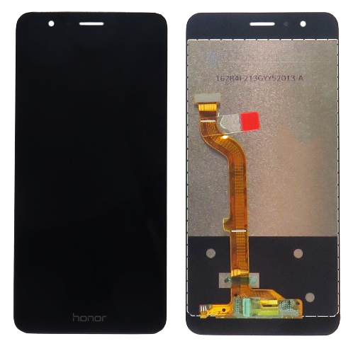 Huawei Eredeti LCD kijelző Honor 8 + fekete érintőpanel
