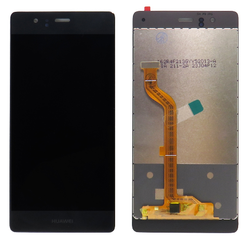 Eredeti LCD képernyő Huawei P9 (L09) + fekete érintőképernyő
