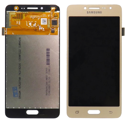 Eredeti LCD képernyő Samsung Galaxy J2 Prime (g532) + arany érintőképernyő