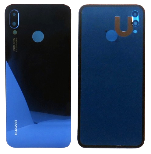 Huawei P20 Lite - Hátsó tok +fényképező tok, kék színű
