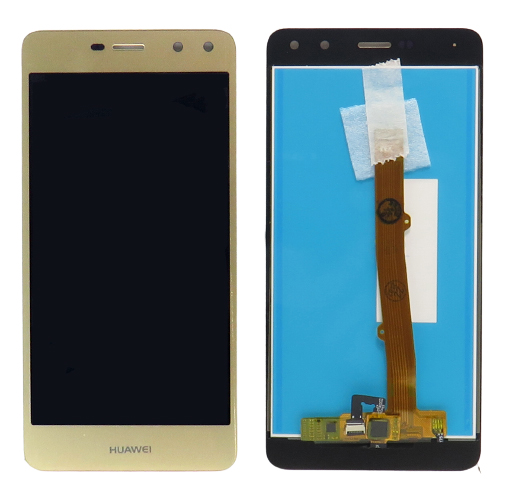 Eredeti LCD képernyő Huawei Y6 2017 + arany érintőképernyő