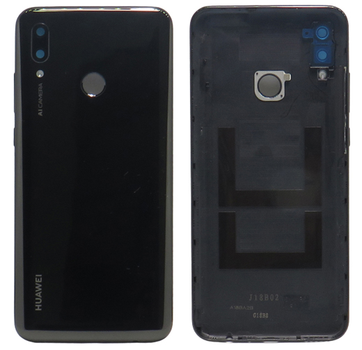 Huawei P-Smart 2019 - Hátsó tok +fényképező tok, fekete színű