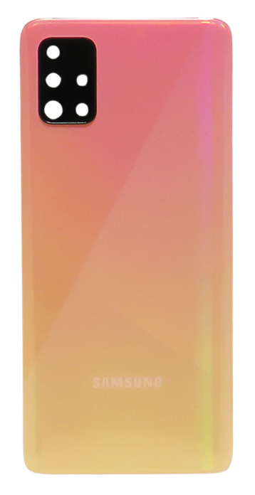 Samsung Galaxy A51 (SM-A515F) - Hátsó tok +fényképező tok, rózsaszín színű