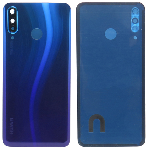 Huawei P30 Lite - Hátsó tok +fényképező tok, kék színű