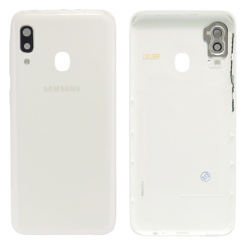 Samsung Galaxy A20e (SM-A202F) - Hátsó tok +fényképező tok, fehér színű