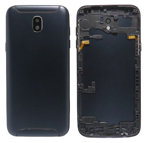 Samsung Galaxy J5 2017 (j530) - Hátsó tok + fényképező tokja + gombok, fekete színű