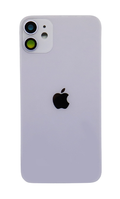 Apple Iphone 11 hátlap üveg  - lila színű (Purple)