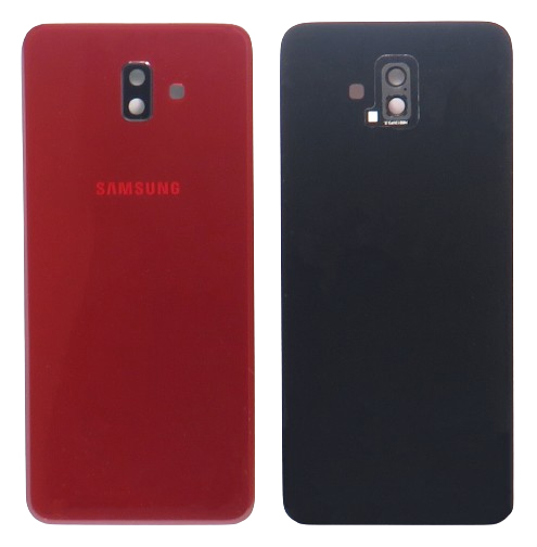 Samsung Galaxy J6+ (j610) - Hátsó tok +fényképező tok, piros színű