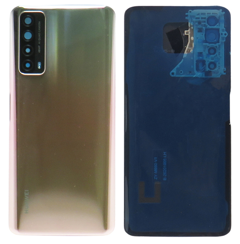 Huawei P-Smart 2021 - Hátsó tok +fényképező tok, arany színű (Blush Gold)