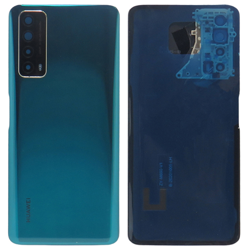 Huawei P-Smart 2021 - Hátsó tok +fényképező tok, zöld színű