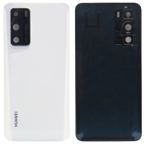 Huawei P40 - Hátsó tok + fényképező tok, féher színű