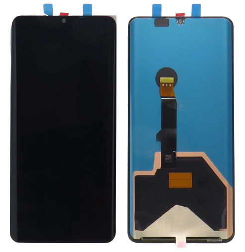 Eredeti LCD képernyő Huawei P30 Pro + fekete érintőképernyő