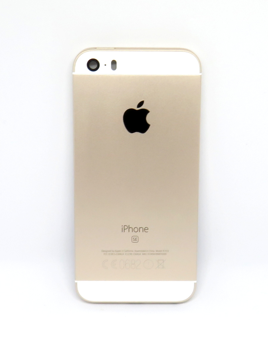 Apple iPhone SE hátlap arany (gold) + gombok