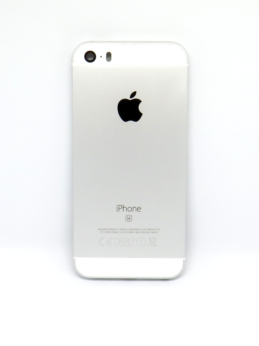 Apple iPhone SE hátlap ezüst (silver) + gombok