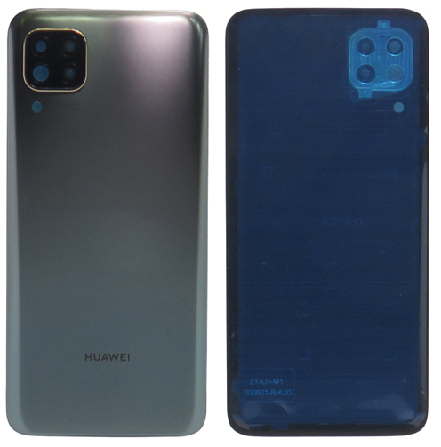 Huawei P40 Lite - Hátsó tok +fényképező tok, ezüst színű