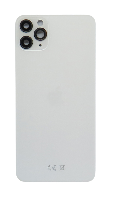 Apple Iphone 11 Pro Max hátlap üveg+ kamera üveg - Silver