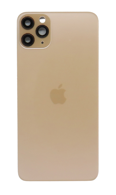 Apple Iphone 11 Pro Max hátlap üveg+ kamera üveg - Gold