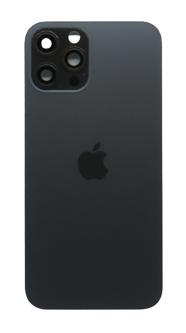 Apple Iphone 12 Pro Max hátlap üveg + kamera üveg - Graphite