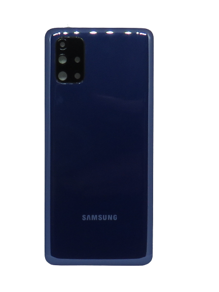 Samsung Galaxy M51 (M515F) - Hátsó tok +fényképező tok, kék színű (Electric Blue)