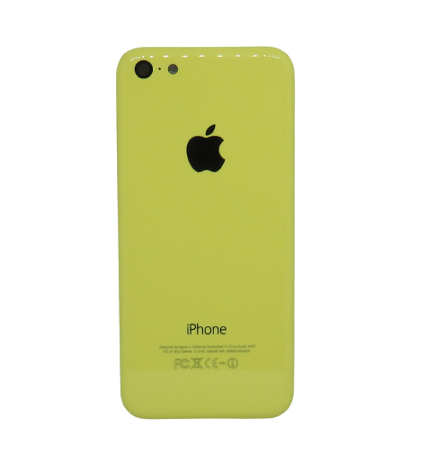 Apple iPhone 5c hátlap sárga (yellow) + gombok