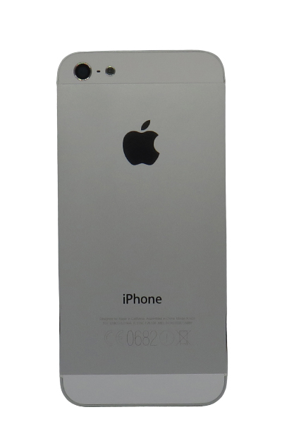 Apple iPhone 5 hátlap fehér (white) + gombok