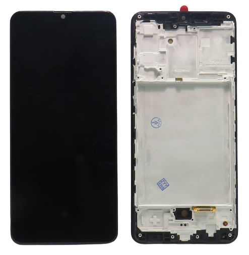 Oled képernyő Samsung Galaxy A31 (SM-A315F) + fekete érintőképernyő + Keret