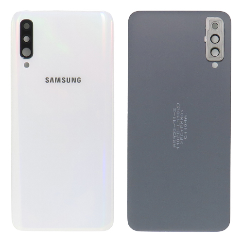 Samsung Galaxy A50 (SM-A505F) - Hátsó tok + fényképező tok, fehér színű (White)