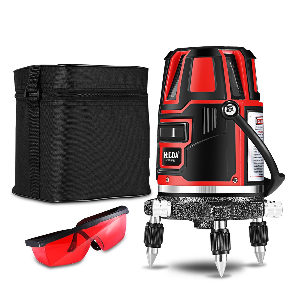 5 vonalas keresztvonal-lézer HILDA - vörös sugár