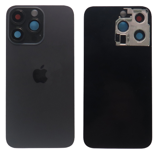 Apple Iphone 13 Pro hátlap üveg + kamera üveg - fekete színű (Graphite)