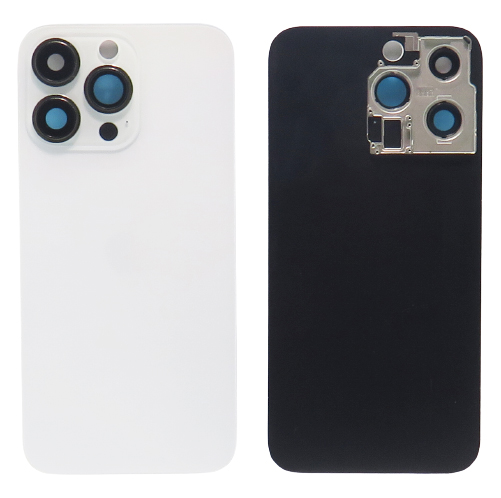Apple Iphone 13 Pro hátlap üveg + kamera üveg - ezüst színű (Silver)