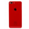Iphone 8 Plus hátlap üveg + kamera üveg -piros színű