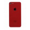 Iphone 8 hátlap üveg + kamera üveg -piros színű