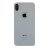 Iphone XS Max hátlapi üveg + kamera üveg – ezüst színű