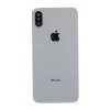 Iphone XS hátlapi üveg + kamera üveg – ezüst színű