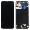 Samsung Galaxy A50 (SM-A505F) LCD pótképernyő+ érintőfelület fekete + keret